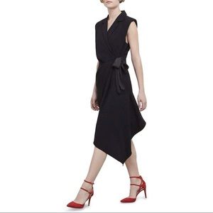 Kenneth Cole Black Wrap Dress